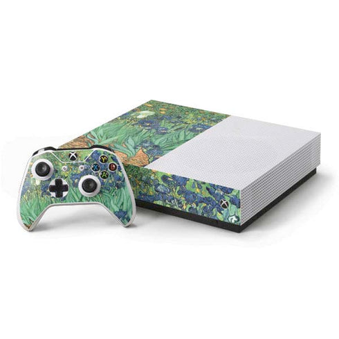 Vincent Van Gogh Irises Xbox One S All-Digital Edition Bundle Skin