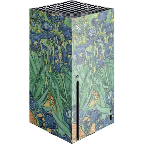 Vincent Van Gogh Irises Xbox Series X Console Skin