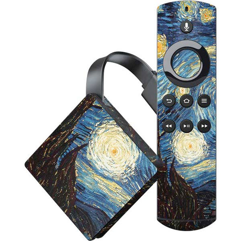 Vincent Van Gogh The Starry Night Amazon Fire TV Skin