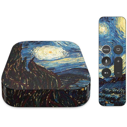 Vincent Van Gogh The Starry Night Apple TV Skin