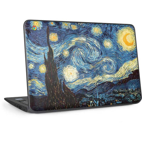 Van Gogh - The Starry Night by Van Gogh HP Chromebook Skin