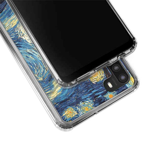 Vincent Van Gogh The Starry Night Galaxy A21 Clear Case
