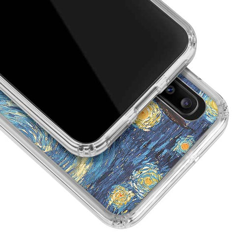 Vincent Van Gogh The Starry Night Galaxy A30 Clear Case