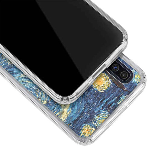 Vincent Van Gogh The Starry Night Galaxy A50 Clear Case