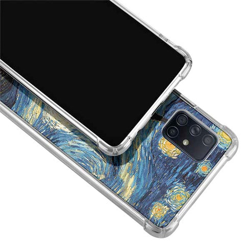 Vincent Van Gogh The Starry Night Galaxy A51 5G Clear Case
