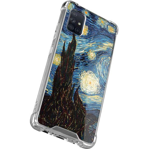Vincent Van Gogh The Starry Night Galaxy A51 5G Clear Case