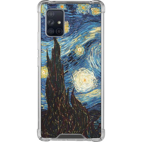 Vincent Van Gogh The Starry Night Galaxy A71 5G Clear Case