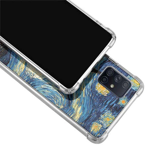 Vincent Van Gogh The Starry Night Galaxy A71 5G Clear Case