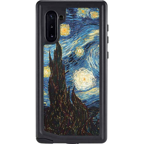 Vincent Van Gogh The Starry Night Galaxy Note 10 Waterproof Case