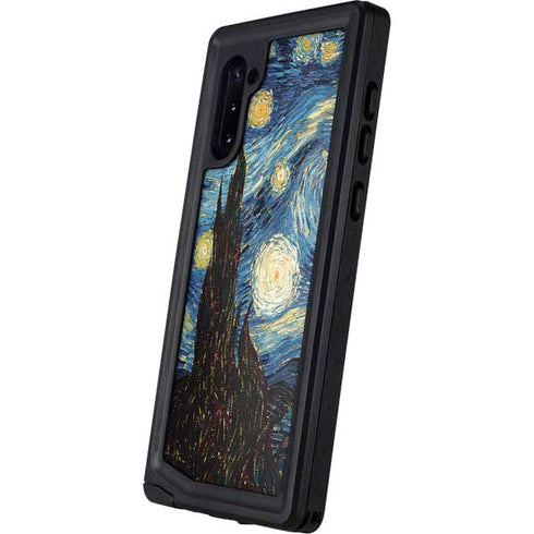 Vincent Van Gogh The Starry Night Galaxy Note 10 Waterproof Case