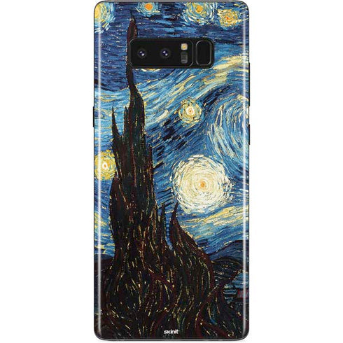 Vincent Van Gogh The Starry Night Galaxy Note 8 Skin