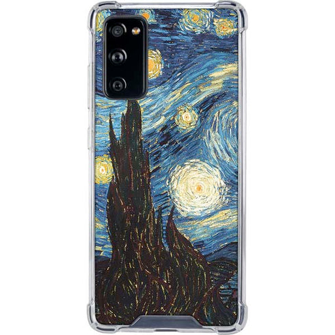 Vincent Van Gogh The Starry Night Galaxy S20 FE Clear Case