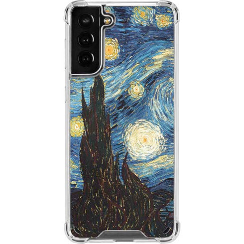 Vincent Van Gogh The Starry Night Galaxy S21 Plus 5G Clear Case