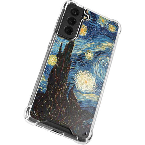 Vincent Van Gogh The Starry Night Galaxy S21 Plus 5G Clear Case