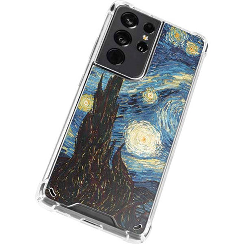 Vincent Van Gogh The Starry Night Galaxy S21 Ultra 5G Clear Case