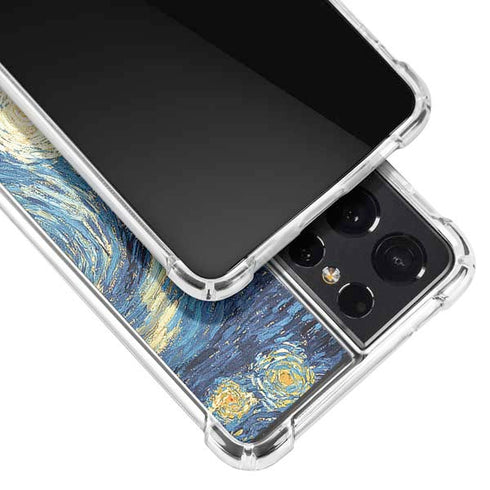 Vincent Van Gogh The Starry Night Galaxy S21 Ultra 5G Clear Case