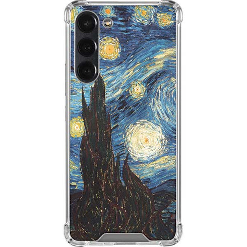 Vincent Van Gogh The Starry Night Galaxy S23 Plus Clear Case
