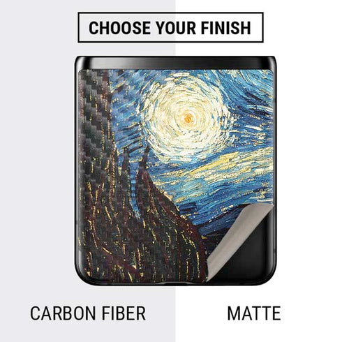 Vincent Van Gogh The Starry Night Galaxy Z Flip Skin