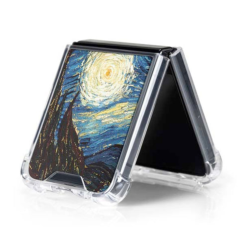 van Gogh - The Starry Night by Van Gogh Galaxy Z Flip5 5G Clear Case