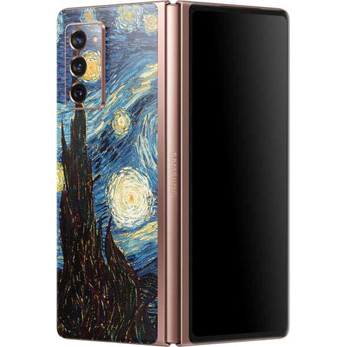 Vincent Van Gogh The Starry Night Galaxy Z Fold2 5G Skin