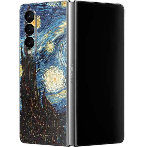 Vincent Van Gogh The Starry Night Galaxy Z Fold4 5G Skin