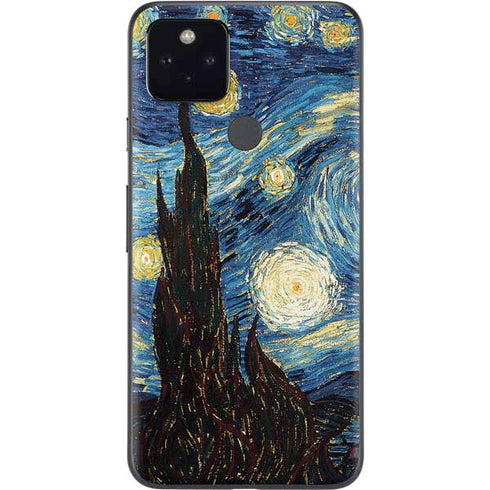 Vincent Van Gogh The Starry Night Google Pixel 4a 5G Skin