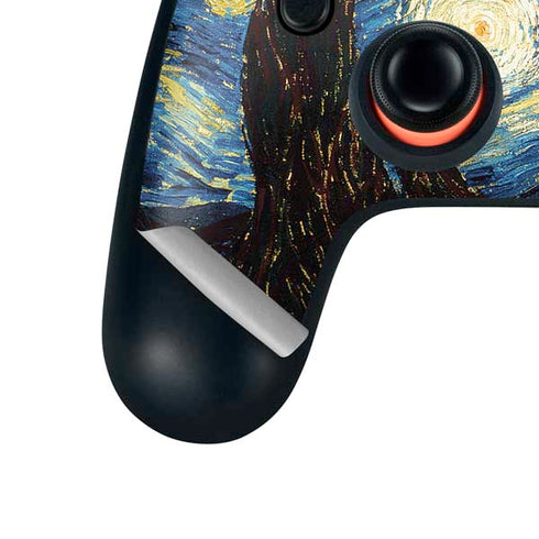 Vincent Van Gogh The Starry Night Google Stadia Controller Skin
