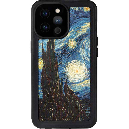 Vincent Van Gogh The Starry Night iPhone 14 Pro Max Waterproof Case