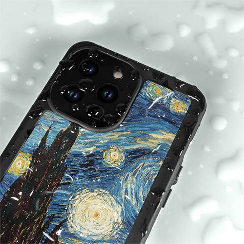 Vincent Van Gogh The Starry Night iPhone 14 Pro Max Waterproof Case