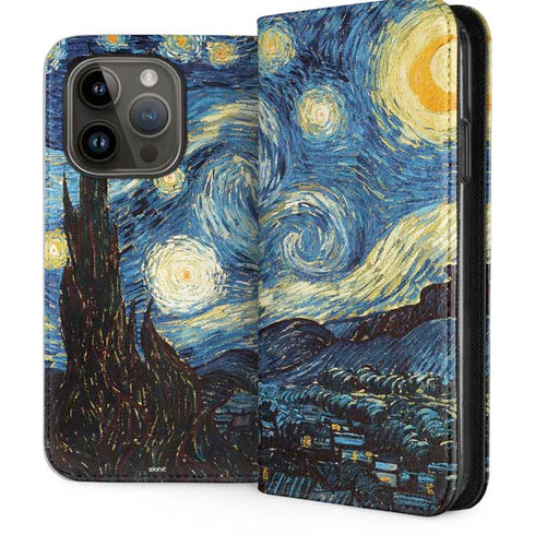 van Gogh - The Starry Night by Van Gogh iPhone 15 Pro Folio Case