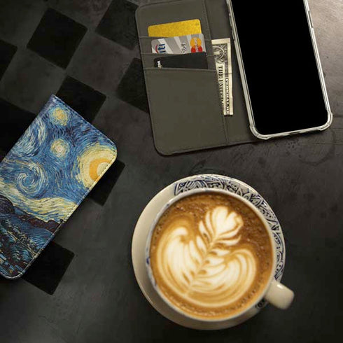 van Gogh - The Starry Night by Van Gogh iPhone 15 Pro Max Folio Case