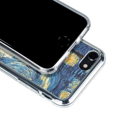 Vincent Van Gogh The Starry Night iPhone SE (2nd & 3rd Gen) Clear Case