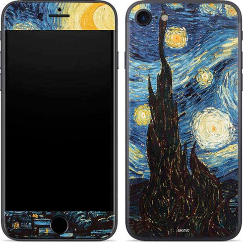 Vincent Van Gogh The Starry Night iPhone SE (2nd & 3rd Gen) Skin
