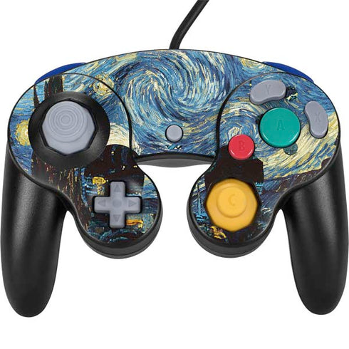 Vincent Van Gogh The Starry Night Nintendo GameCube Controller Skin