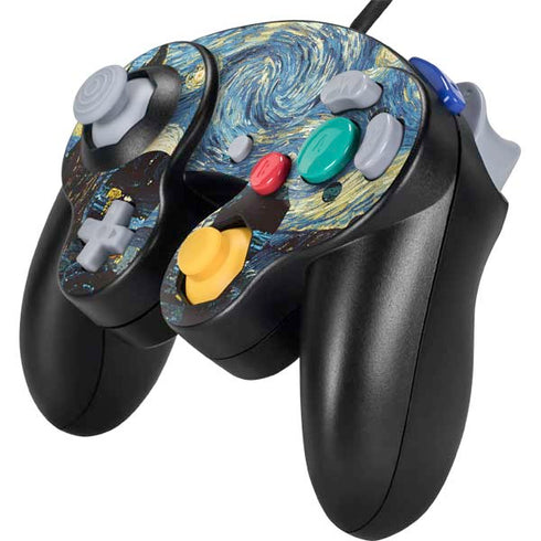 Vincent Van Gogh The Starry Night Nintendo GameCube Controller Skin
