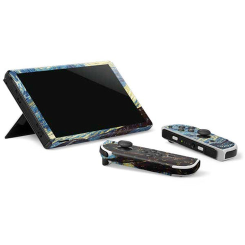 Vincent Van Gogh The Starry Night Nintendo Switch OLED (2021) Skin