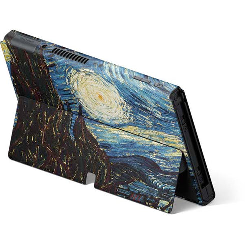 Vincent Van Gogh The Starry Night Nintendo Switch OLED (2021) Skin