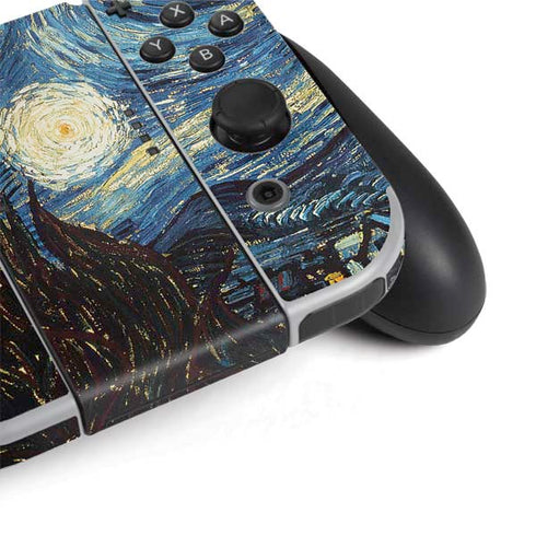 Vincent Van Gogh The Starry Night Nintendo Switch OLED (2021) Skin