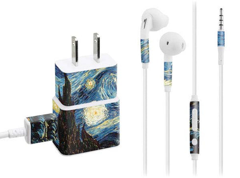 Vincent Van Gogh The Starry Night Phone Charger Skin