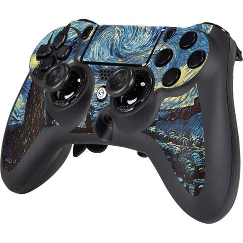 Vincent Van Gogh The Starry Night PS4/PC SCUF Impact Controller Skin
