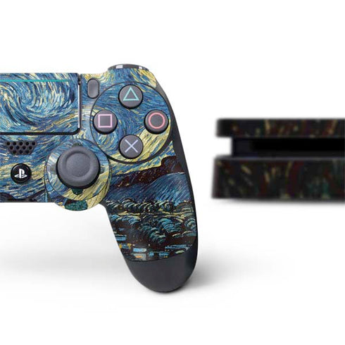 Vincent Van Gogh The Starry Night PS4 Slim Bundle Skin