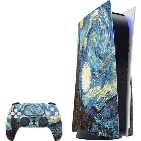 Vincent Van Gogh The Starry Night PS5 Bundle Skin