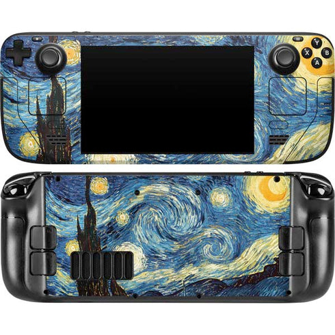 Vincent Van Gogh The Starry Night Steam Deck Handheld Gaming Computer Skin