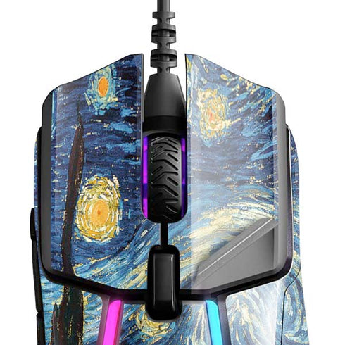 Vincent Van Gogh The Starry Night SteelSeries Rival 600 Gaming Mouse Skin