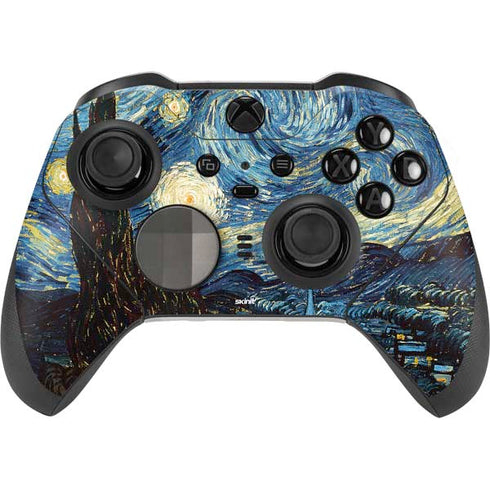 Vincent Van Gogh The Starry Night Xbox Elite Wireless Controller Series 2 Skin
