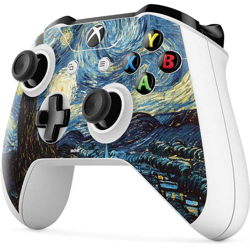Vincent Van Gogh The Starry Night Xbox One S All-Digital Edition Bundle Skin