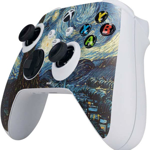 Vincent Van Gogh The Starry Night Xbox Series S Controller Skin