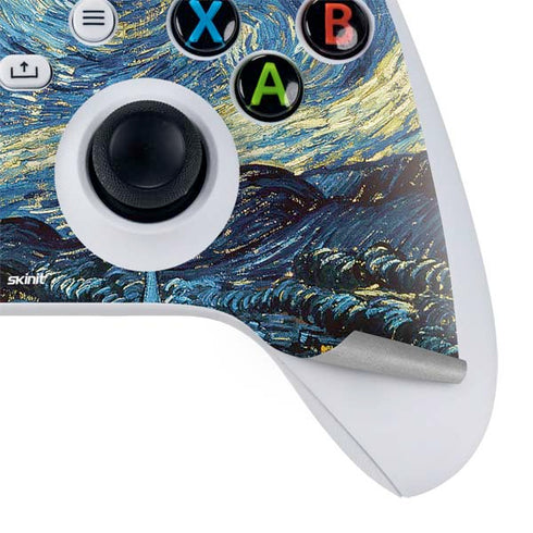 Vincent Van Gogh The Starry Night Xbox Series S Controller Skin