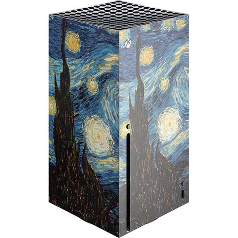 Vincent Van Gogh The Starry Night Xbox Series X Console Skin