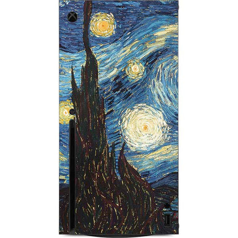 Vincent Van Gogh The Starry Night Xbox Series X Console Skin